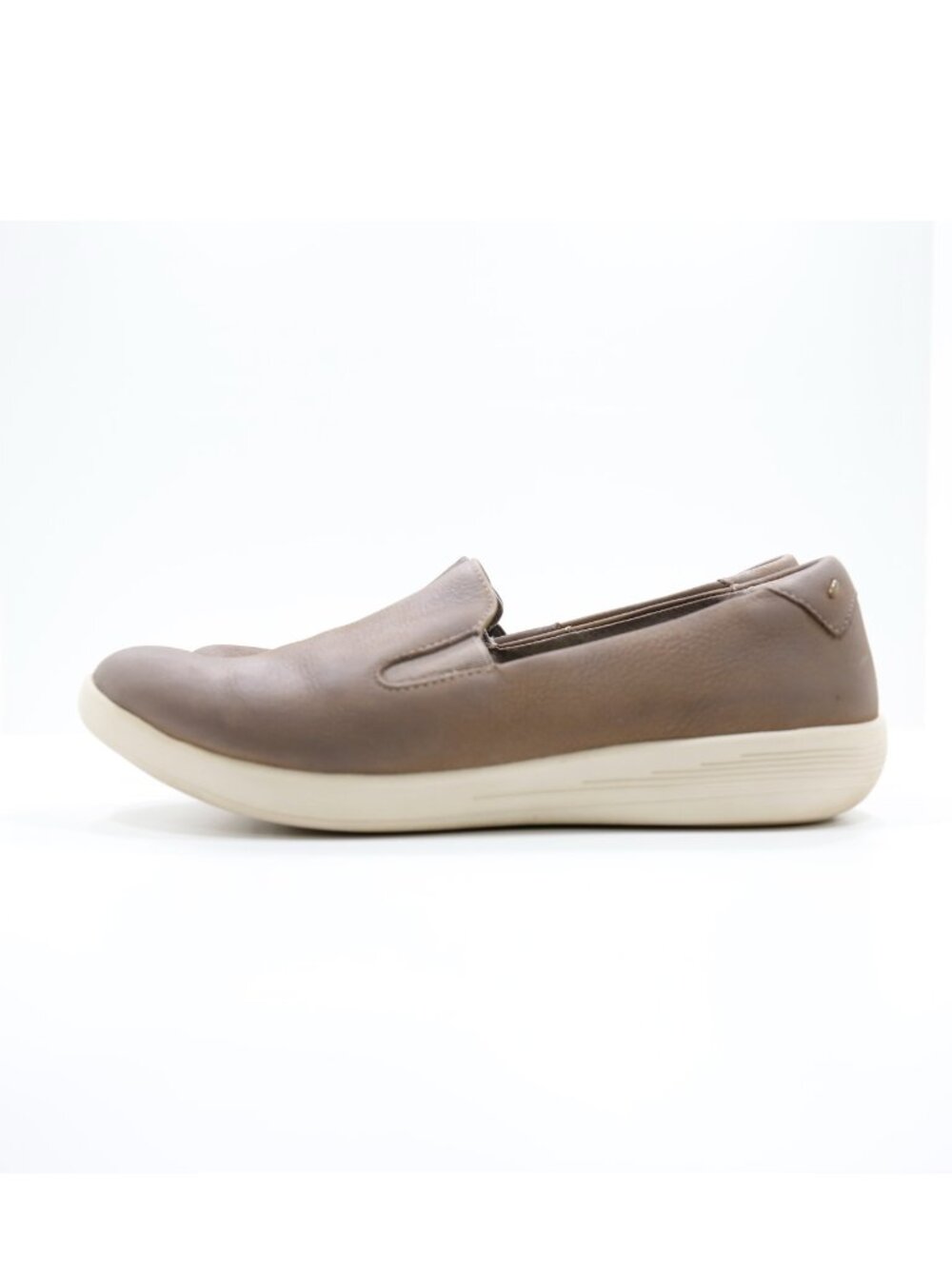 Abeo Darcy Brown Leather Flat Comfort Flats w/ High Arch Insoles - 10